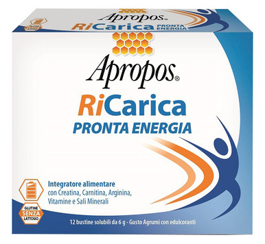 Apropos - Ricarica Integratore Pronta Energia Confezione 12 Bustine