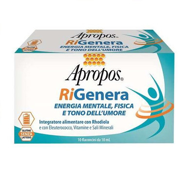 Apropos - Rigenera Integratore Energia Fisica Mentale Confezione 10 Flaconcini