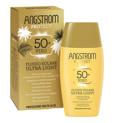 Angstrom - Fluido Viso Ultra Light Spf50+ Confezione 40 Ml