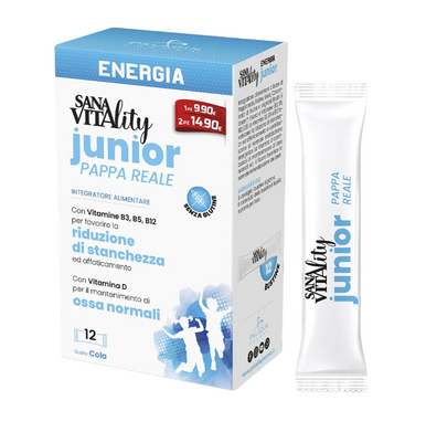 Sanavita - Sanavitality Energia Junior Confezione 12 Stick