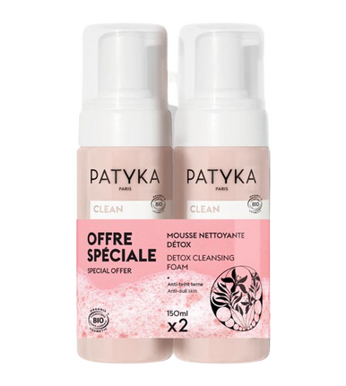 Patyka - Clean Duo Mousse Detergente Detox Confezione 2 Pezzi
