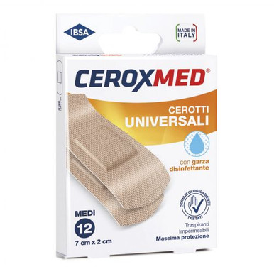 Ceroxmed - Cerotti Universali Medi Confezione 12 Pezzi