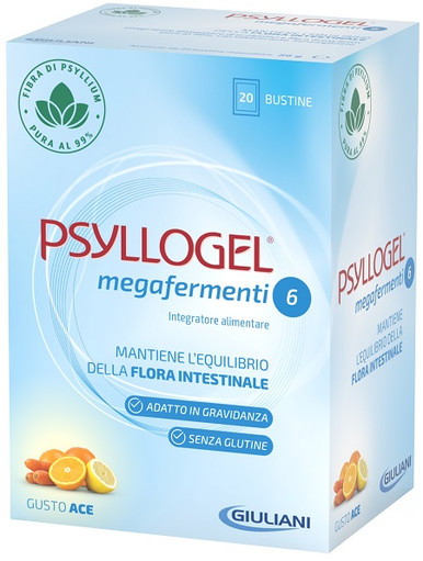 Psyllogel - Megafermenti 6 Miliardi Ace Confezione 20 Bustine