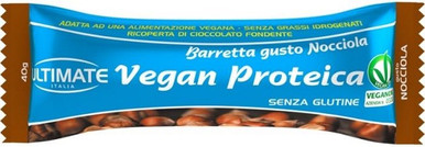 Ultimate - Barretta Vegan Proteica Nocciola Confezione 40 Gr