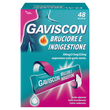 Gaviscon - Bruciore e Indigestione Confezione 48 Bustine