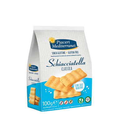 Piaceri Mediterranei - Schiacciatella Classica Senza Glutine Confezione 100 Gr