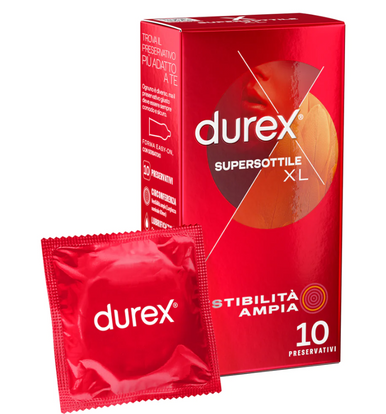 Durex - Supersottile XL Confezione 6 Pezzi