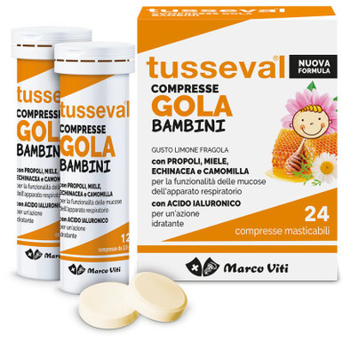 Tusseval - Gola Bambini Confezione 24 Compresse