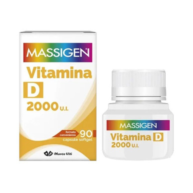 Massigen - Vitamina D 2000 Ui Confezione 90 Capsule