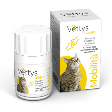 Vettys - Integratore Alimentare Mobilità Gatto Confezione 30 Compresse