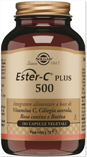 Solgar - Ester C Plus 500 Confezione 50 Capsule Vegetali