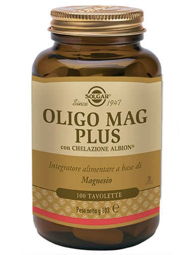 Solgar - Oligo Mag Plus Confezione 100 Tavolette