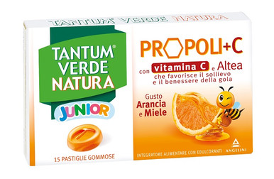 Tantum Verde - Natura Junior Confezione 15 Pastiglie