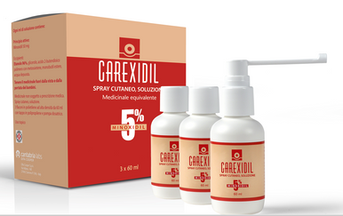 Carexidil - Soluzione Cutanea 5% Flaconi Confezione 3X60 Ml