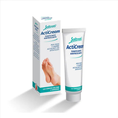 Saltrati - Acticream Crema Tonificante e Rinfrescante Per Piedi e Gambe Confezione 100 Ml