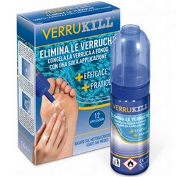 Verrukill - Spray Crioterapico Elimina Porri e Verruche Confezione 50 Ml
