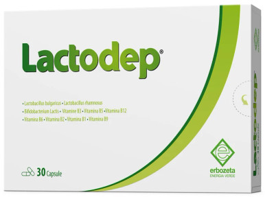 Erbozeta - Lactodep Integratore Fermenti Lattici Confezione 30 Capsule