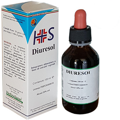 Herboplanet - Diuresol Liquido Integratore Urine Confezione 100 Ml