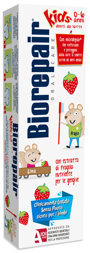 Biorepair - Dentifricio Junior Topo Gigio 0-6 Anni Confezione 50 Ml