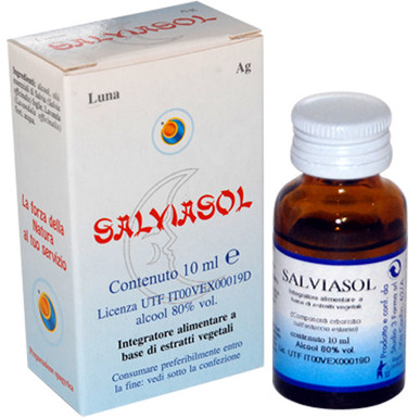 Herboplanet - Salviasol Liquido Integratore Menopausa Confezione 10 Ml