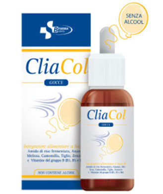Budetta Farma - Cliacol Gocce Integratore per i Gas Intestinali Confezione 30 Ml