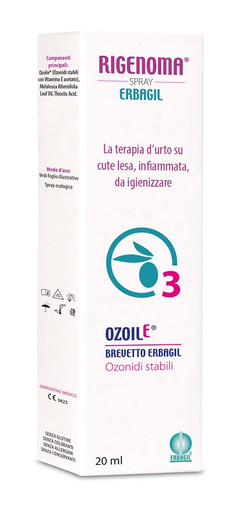 Erbagil - Rigenoma Spray Rigenerante per Ferite Confezione 200 Ml