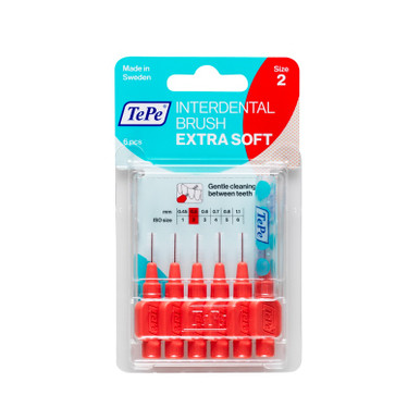 Tepe - Scovolino Extrasoft Rosso 0,5 mm Confezione 6 Pezzi