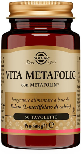 Solgar - Vita Metafolic Acido Folico Confezione 50 Tavolette