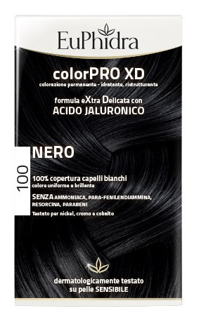 EuPhidra - colorPRO XD Tinta Permanente 100 Nero