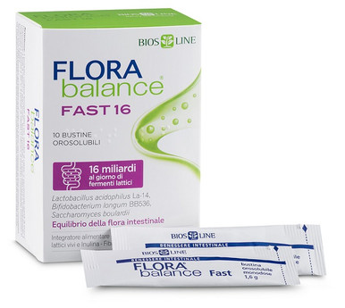 Bios Line - Florabalance Fast Integratore Digestivo Confezione 10 Bustine