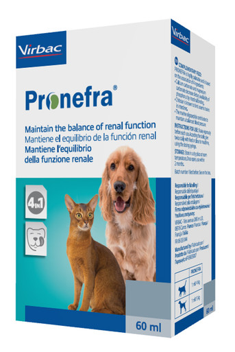 Virbac - Pronefra Cani e Gatti Integratore Renale Confezione 60 Ml