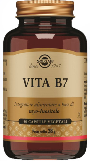 Solgar - Vita B7 Integratore Confezione 50 Capsule