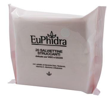 EuPhidra - Salviettine Struccanti Delicate per Viso e Occhi 20 pezzi
