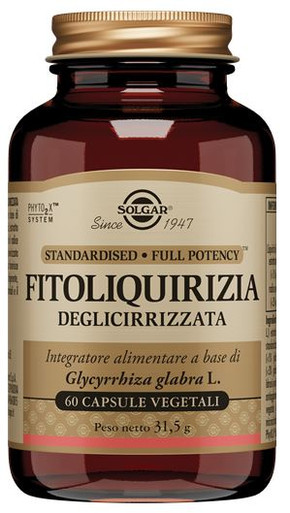 Solgar - Fitoliquirizia Deglicirizzata Confezione 60 Capsule