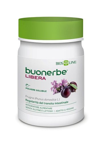 Bios Line - Buonerbe Libera Integratore Transito Intestinale Stitichezza Confezione 100 Gr