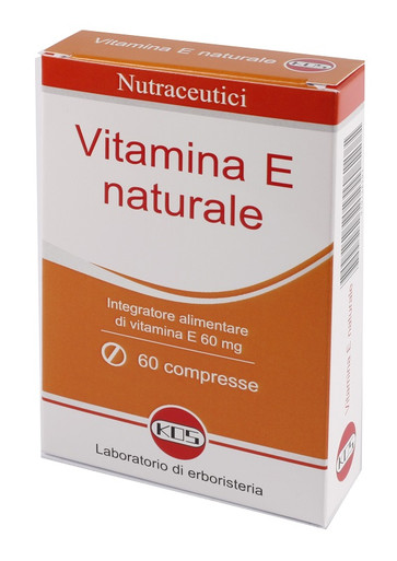 Kos - Vitamina E Naturale Integratore Antiossidante Confezione 60 Compresse