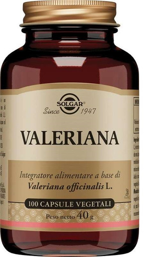 Solgar - Valeriana Integratore Stress Confezione 100 Capsule