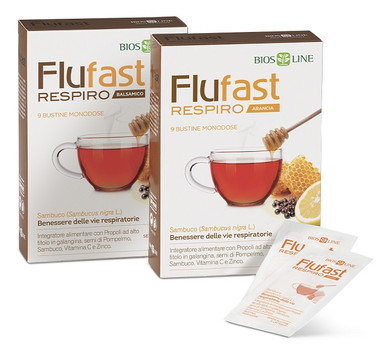 BiosLine - Flufast Respiro Balsamico Integratore Vie Respiratorie