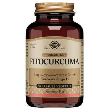 Solgar - Fitocurcuma Integratore Antiossidante Confezione 60 Capsule Vegetali