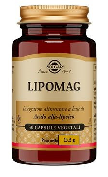 Solgar - Lipomag Integratore Alimentare Antiossidante Confezione 30 Capsule