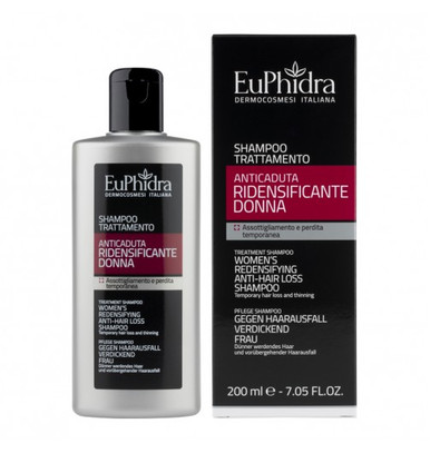EuPhidra - Shampoo Anticaduta Ridensificante Donna Confezione da 200 Ml