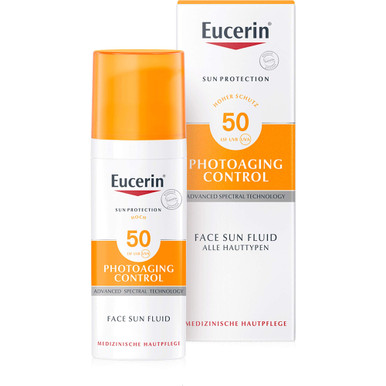 Eucerin - Photoaging Control Fluido Viso Sun Anti-Age Spf50+ Confezione 50 Ml