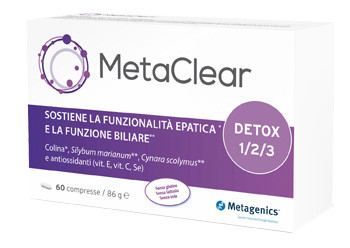 Metagenics - Metaclear Integratore Alimentare Antiossidante  Confezione 60 Compresse