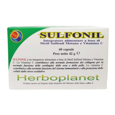Herboplanet - Sulfonil Integratore Alimentare Salute Articolazioni Confezione 60 Capsule