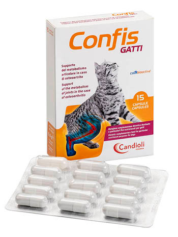 Candioli - Confis Gatti Integratore Supporto Articolare E Osteoartrite Confezione 15 Capsule