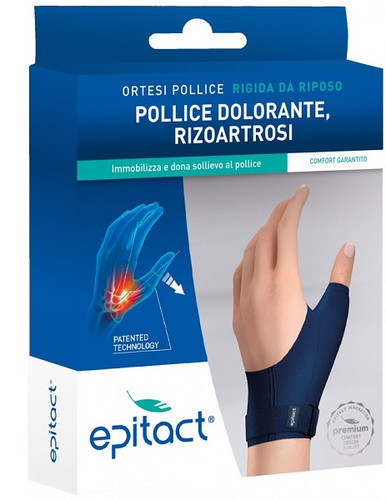 Epitact - Ortesi Rigida Polllice Destro Supporto Dolori Articolari Taglia L Confezione 1 Pezzo