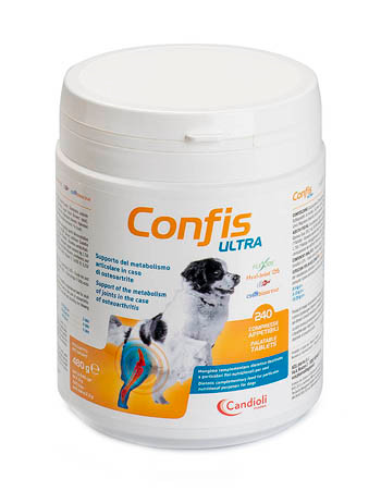 Confis Ultra - Mangime Complementare per Cani Supporto Metabolismo Articolare Confezione 240 Compresse