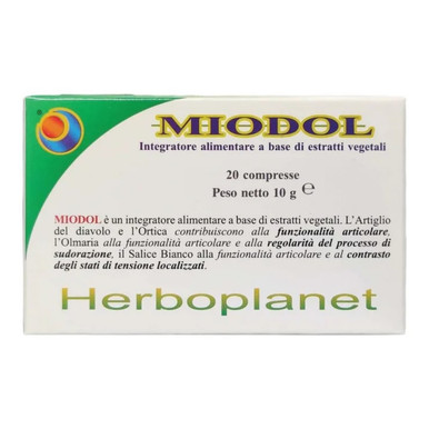 Herboplanet - Miodol Integratore Per Il Benessere Articolare Confezione 20 Compresse