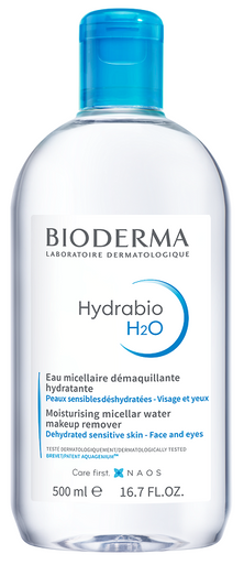 Bioderma - Hydrabio H2O Acqua Micellare Detergente Pelle Sensibile e Disidratata Confezione 500 Ml