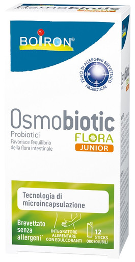 Boiron - Osmobiotic Integratore Flora Junior Confezione 12 Stick